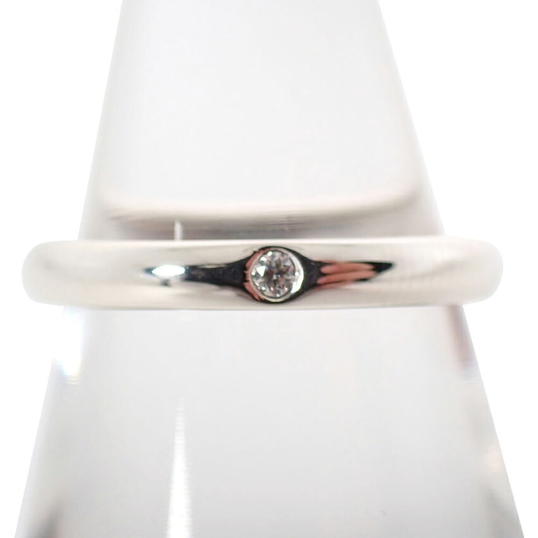 TIFFANY & Co. 925 Diamond Stacking Band Ring, Size 11: --- Catalog ---Category: SizeUS Size: 6Brand Size: 51Category: DesignType: Band ringStone: DiamondGender: WomenMaterial: Sterling silver 925Category: GeneralBrand: Tiffany--- Item List ---Section: Con