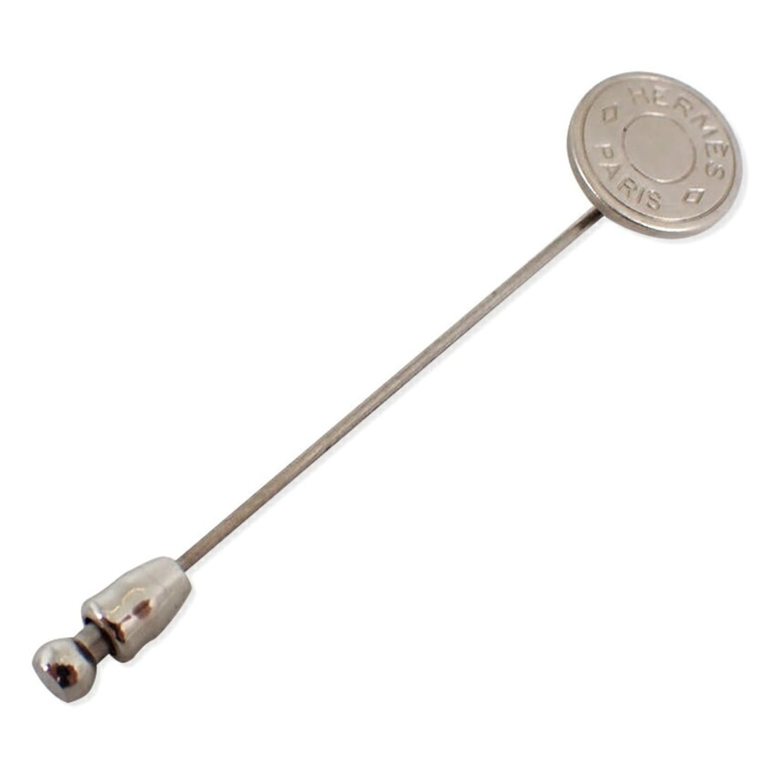 HERMES Hermes Sellier Pin Brooch Hat: --- Catalog ---Category: SizeSize (HxWxD): 6.62cm x 1.42cm / 2.6'' x 0.55''Category: DesignType: Pin broochColor: SilverGender: WomenCategory: GeneralBrand: Hermes--- Item List ---Section: ConditionRa