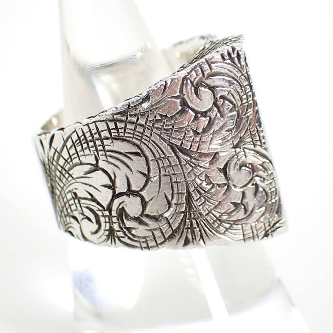 GUCCI 925 L Arabesque Ring, Size 16 - 3
