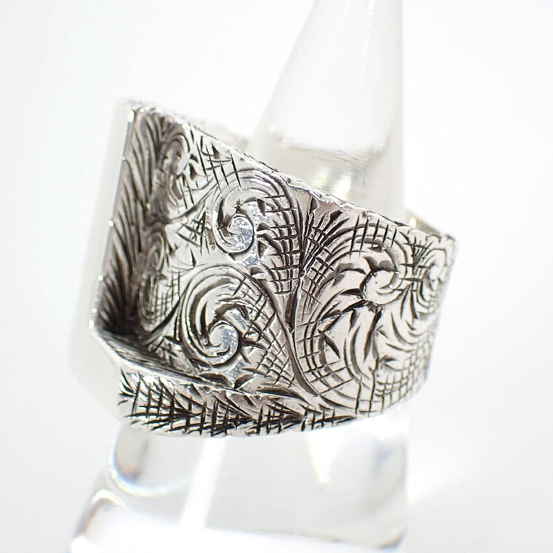 GUCCI 925 L Arabesque Ring, Size 16 - 4