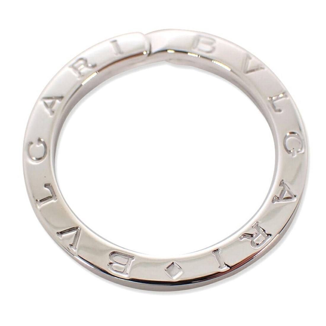 BVLGARI Bulgari 925 Keyring: --- Catalog ---Category: DesignType: KeyringGender: WomenMaterial: Sterling silver 925Category: GeneralBrand: Bvlgari--- Item List ---Section: ConditionRanking: Rank A Used - A few traces of usage, so