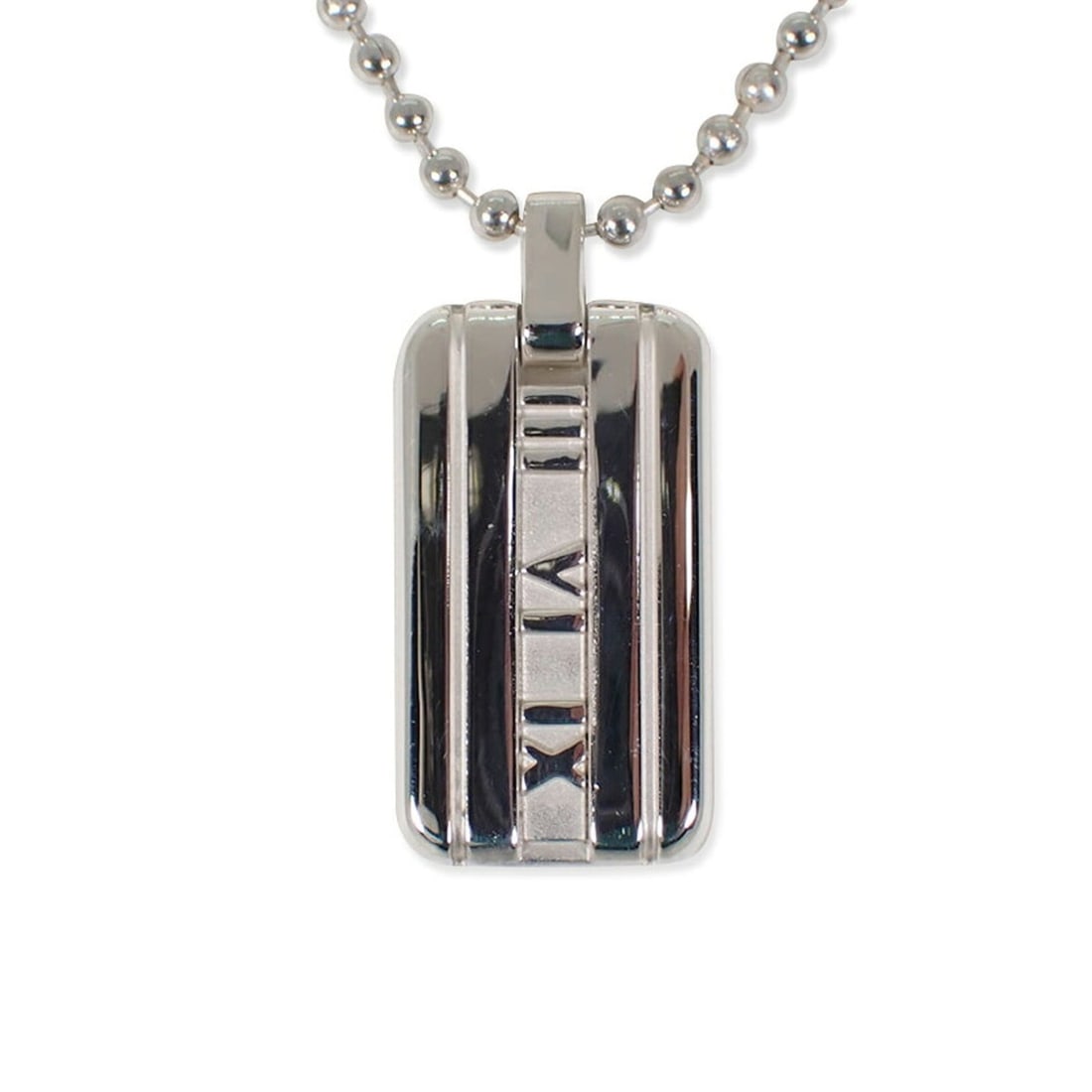 TIFFANY & Co. 925 Atlas Pendant Necklace: --- Catalog ---Category: SizePendant Size: 28mm x 15.7mm / 1.1'' x 0.61''Neck Circumference: 51.5 cm / 20.27''Category: DesignGender: WomenMaterial: Sterling silver 925Necklace Type: NecklaceCategory: