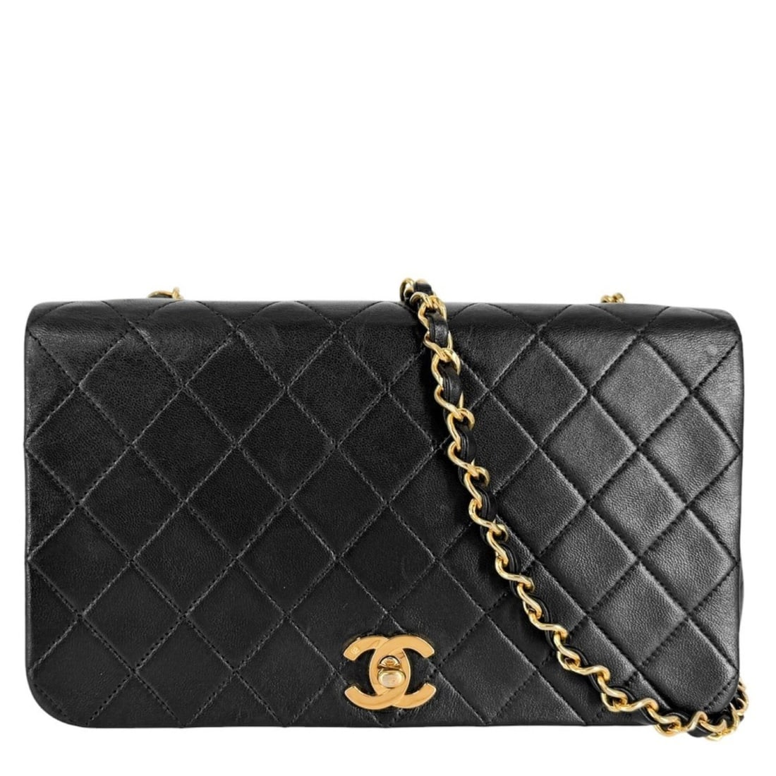 Chanel Matelassé 23 Shoulder Bag for Women, Coco Mark, Chain, Full Flap, Bag, Crossbody Lambskin,: --- Catalog ---Category: SizeSize (HxWxD): 14cm x 23cm x 6.5cm / 5.51'' x 9.05'' x 2.55''Category: DesignType: Shoulder bagColor: Black, WhiteGender: WomenMaterial: Leather Category: GeneralBrand: Cha