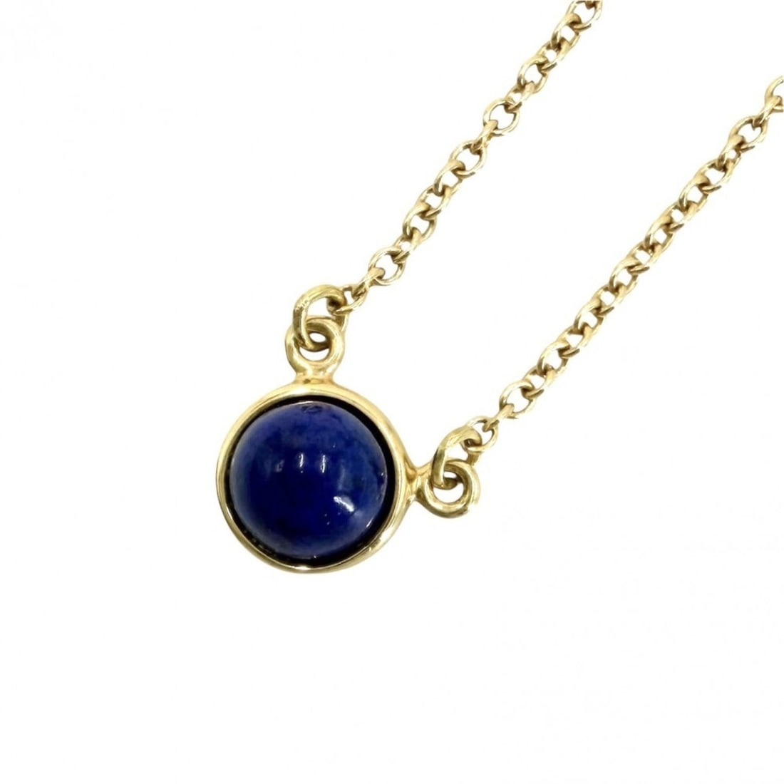 Tiffany & Co. Women's Color by the Yard Necklace, Elsa Peretti Design, 18K Yellow Gold (Au750),: --- Catalog ---Category: SizeNeck Circumference: 42 cm / 16.53''Category: DesignColor: Blue, White, YellowGender: WomenMaterial: Yellow goldNecklace Type: NecklaceCategory: GeneralBrand: Tiffany--- It