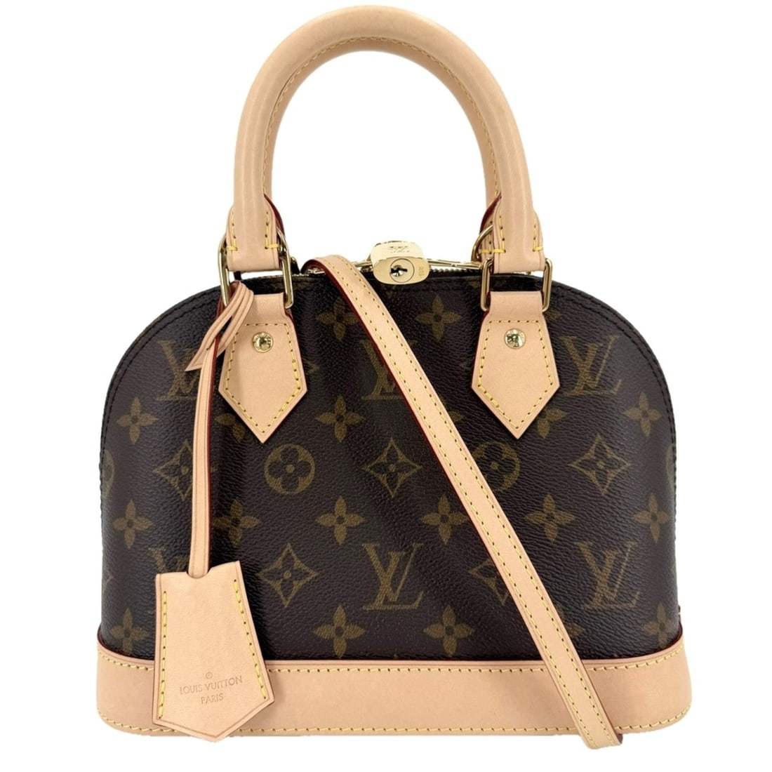 Louis Vuitton Alma BB Women's Shoulder Bag/Handbag/Crossbody Bag, Small Mini LOUIS VUITTON M46990,: --- Catalog ---Category: SizeSize (HxWxD): 17cm x 23.5cm x 11.5cm / 6.69'' x 9.25'' x 4.52''Category: DesignType: Handbag, Shoulder bagColor: Brown, Monogram, WhiteGender: WomenMaterial: Monogram , Ca