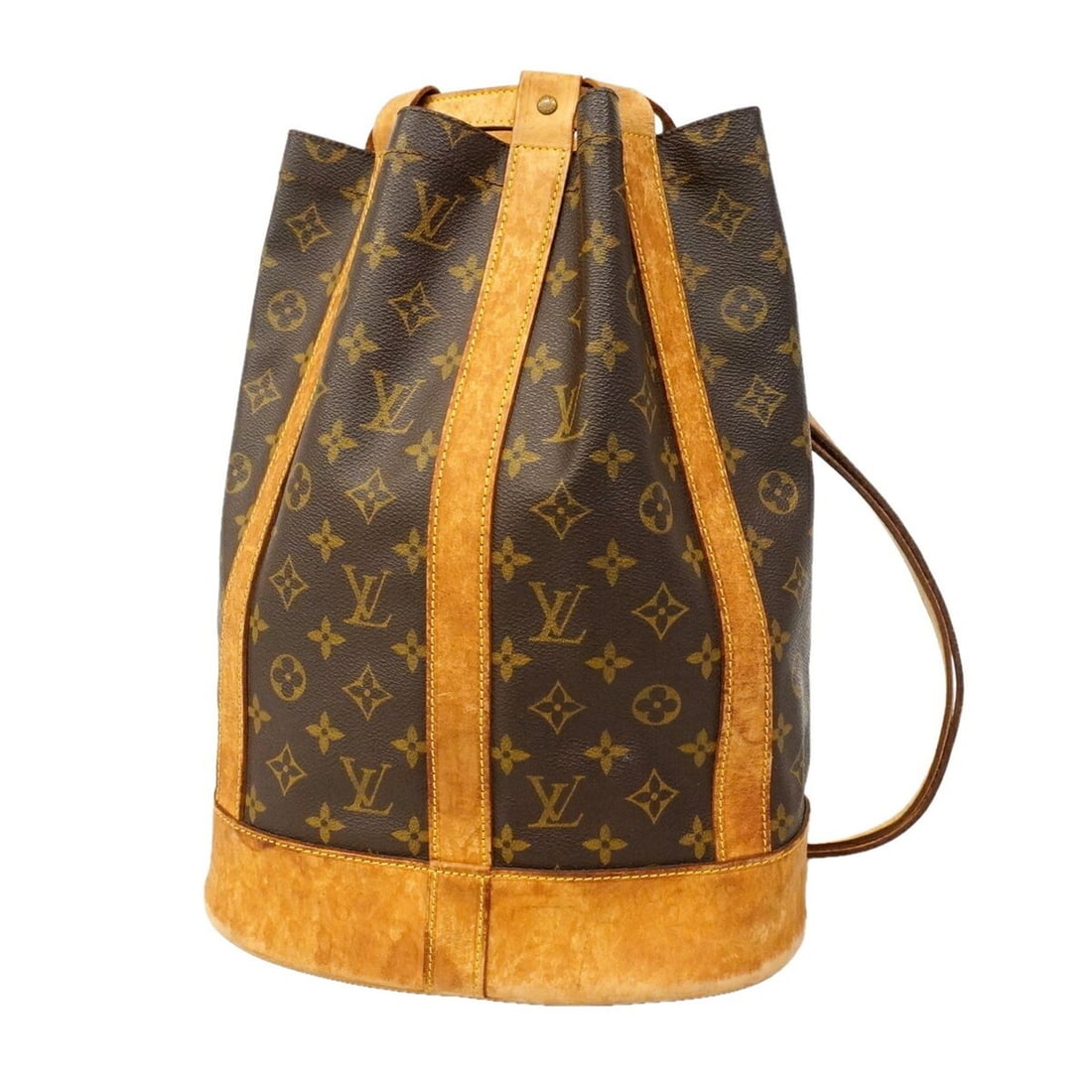 Louis Vuitton Monogram Randonee PM Shoulder Bag M42243 Brown Women's