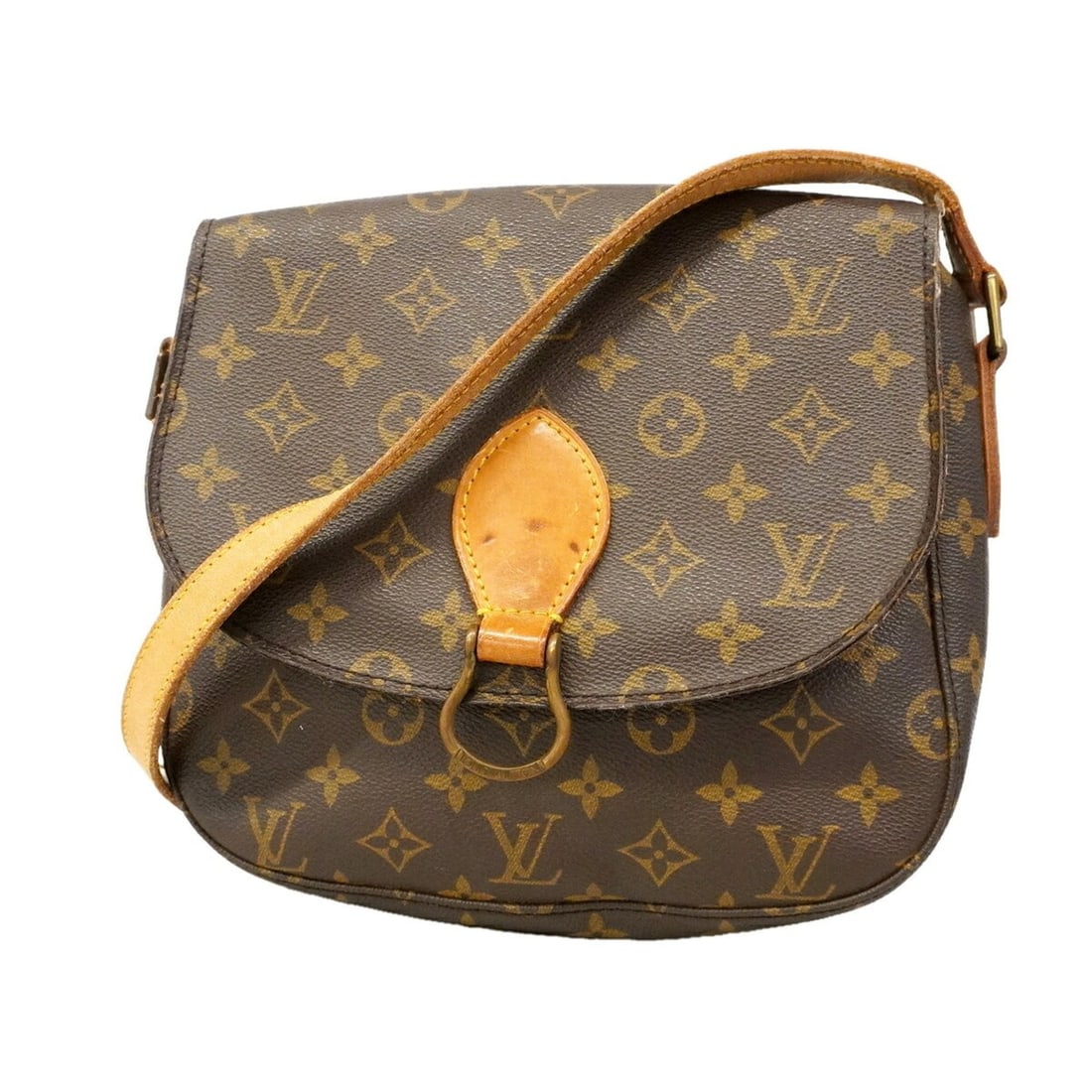Louis Vuitton Monogram Saint Cloud GM Shoulder Bag M51242 Brown Women's: --- Catalog ---Category: SizeSize (HxWxD): 21cm x 24cm x 7cm / 8.26'' x 9.44'' x 2.75''Category: DesignType: Shoulder bagColor: BrownGender: WomenCategory: GeneralMPN: M51242Brand: Louis Vuitton--- It