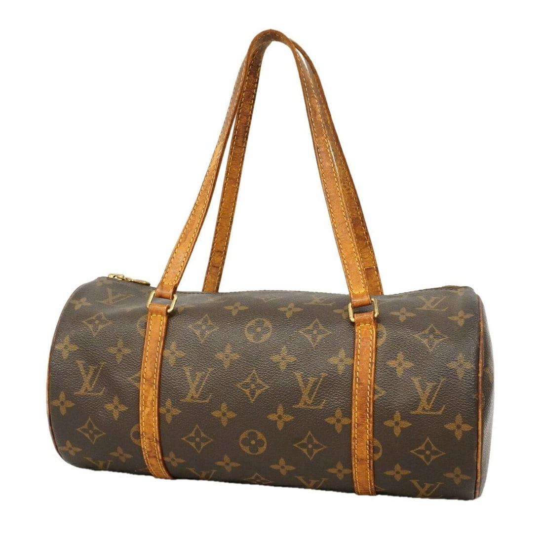Louis Vuitton Monogram Papillon 30 Handbag M51385 Brown Women's