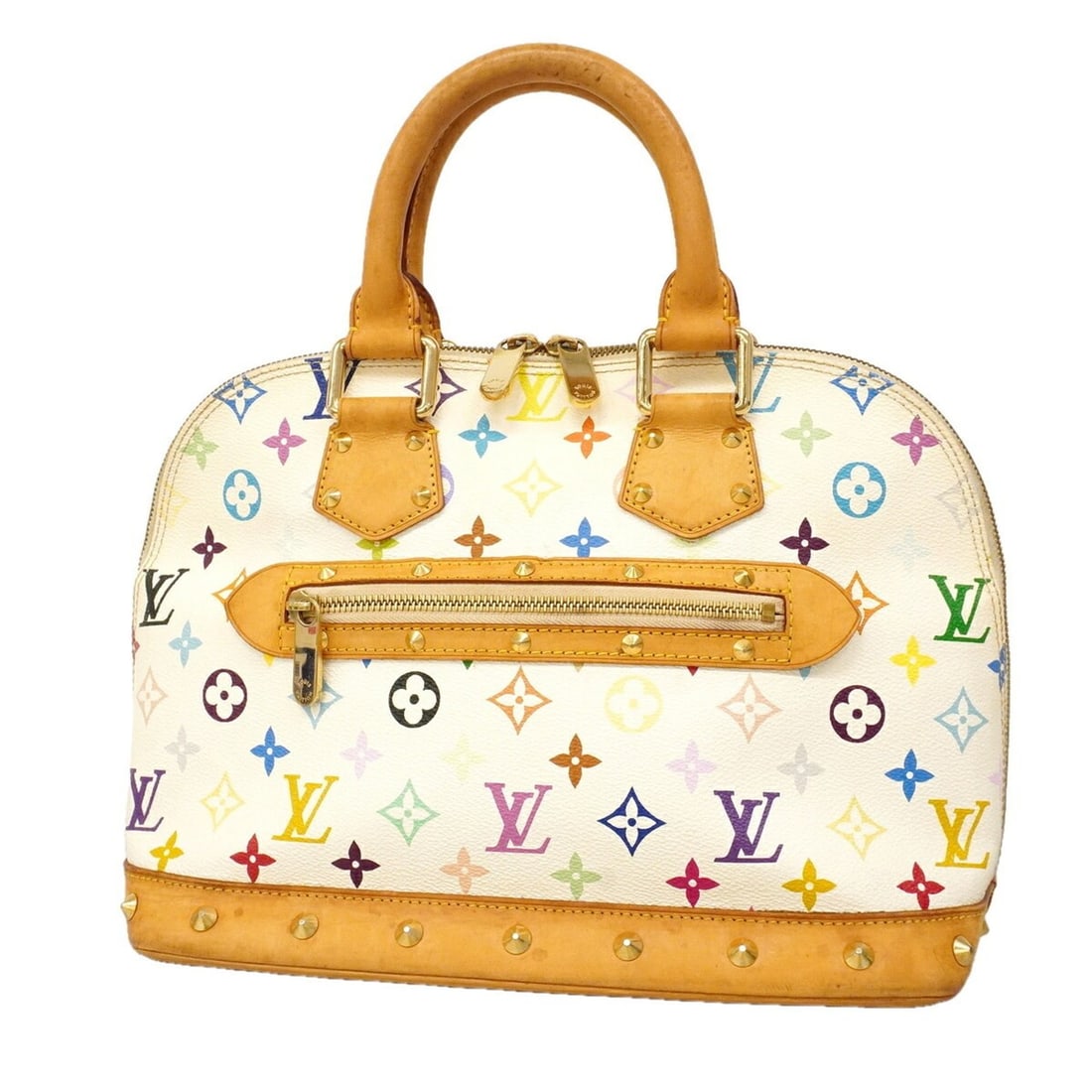 Louis Vuitton Alma Monogram Multicolor Handbag M92647 Blanc (Women's): --- Catalog ---Category: SizeSize (HxWxD): 24cm x 32cm x 16.5cm / 9.44'' x 12.59'' x 6.49''Category: DesignType: HandbagColor: BlancGender: WomenCategory: GeneralMPN: M92647Brand: Louis Vuitton--- Ite