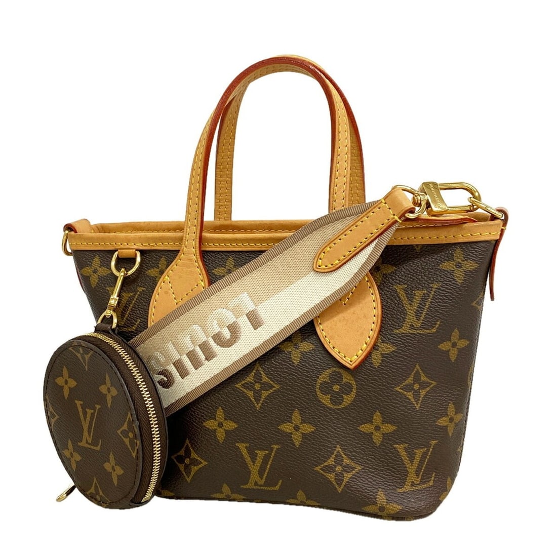Louis Vuitton Monogram Neverfull BB Handbag M46705 Brown 2-way bag for women: --- Catalog ---Category: SizeSize (HxWxD): 14.5cm x 17cm x 9cm / 5.7'' x 6.69'' x 3.54''Category: DesignType: HandbagColor: BrownGender: WomenCategory: GeneralMPN: M46705Brand: Louis Vuitton--- Item L