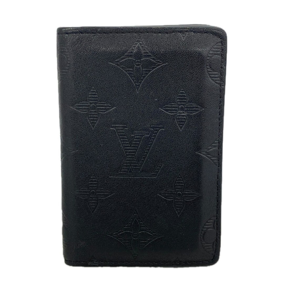 Louis Vuitton Business Card Holder/Card Case Monogram Shadow Organizer de Poche M62899 Black Men's (1 of 11)