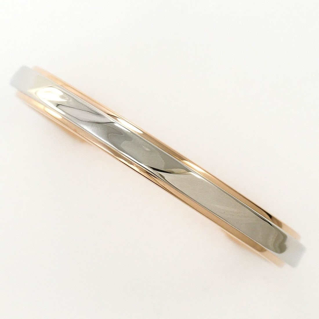 PT950 Platinum 18K Pink Gold Ring, 1 Sapphire, Total Weight 2.8g, Jewelry: --- Catalog ---Category: SizeWidth: 2mm / 0.08''Weight: 2.8g / 0.09oz.JP Size: 17US Size: 8.5Category: DesignType: Band ringColor: Pink gold, PlatinumMetal: Gold, PlatinumStone: SapphireGender: Women,