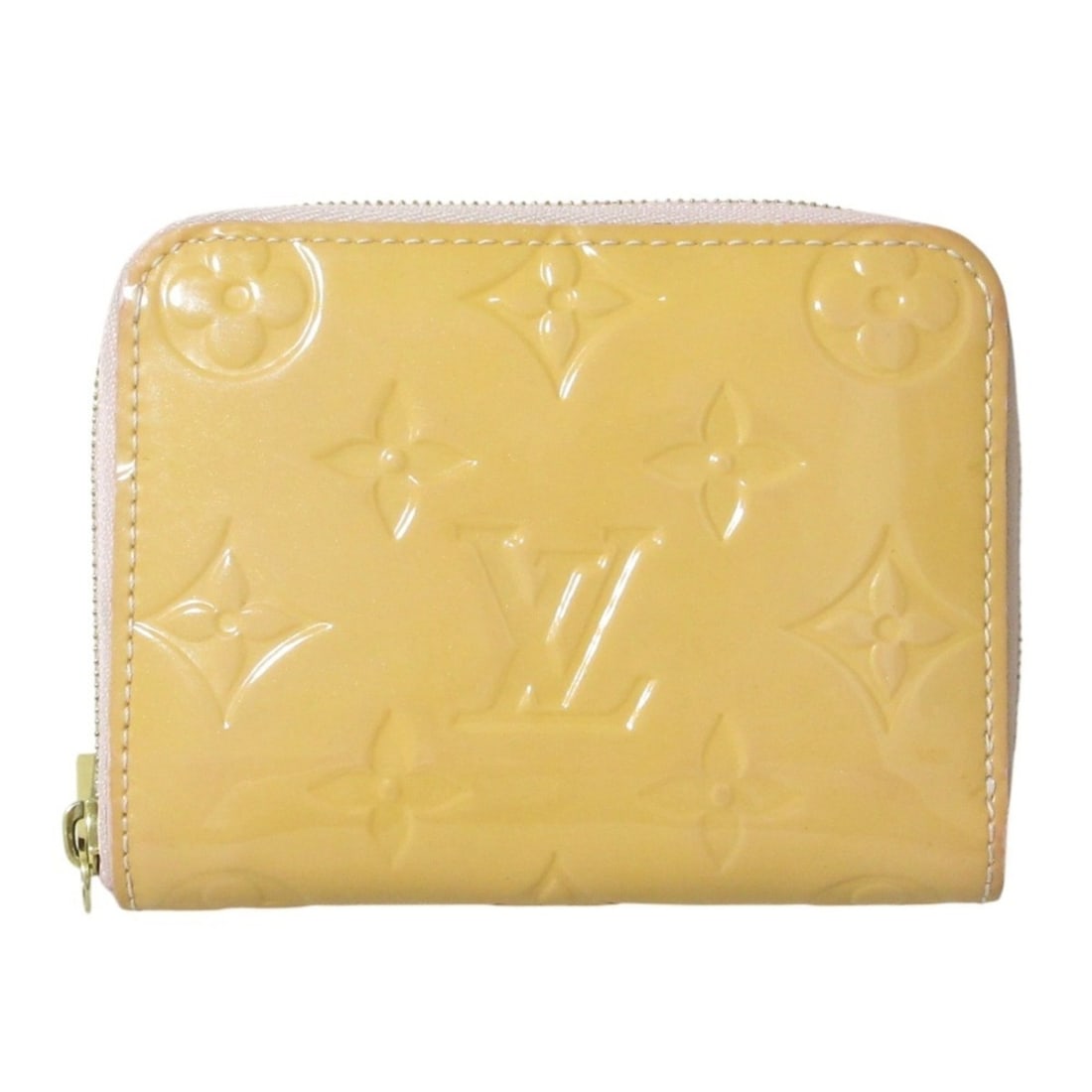 Louis Vuitton Monogram Vernis Zippy Coin Purse Wallet/Coin Case M90203 Beige Men's/Women's: --- Catalog ---Category: SizeSize (HxWxD): 8cm x 11cm x 2cm / 3.14'' x 4.33'' x 0.78''Category: DesignType: Coin purse/coin caseColor: BeigeGender: Men,Women,UnisexMaterial: Monogram Vernis Category: 
