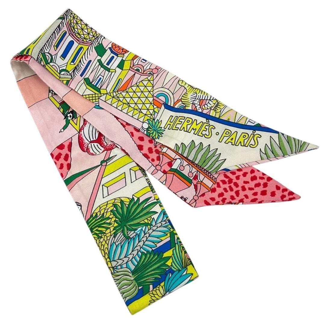 HERMES Animapolis Twilly Ribbon Scarf, Multicolor, Women's: --- Catalog ---Category: SizeSize (LxW): 86cm x 4.8cm / 33.85'' x 1.88''Category: DesignType: ScarfColor: Multi-colorGender: WomenCategory: GeneralLine: TwillyBrand: Hermes--- Item List ---Section: Co