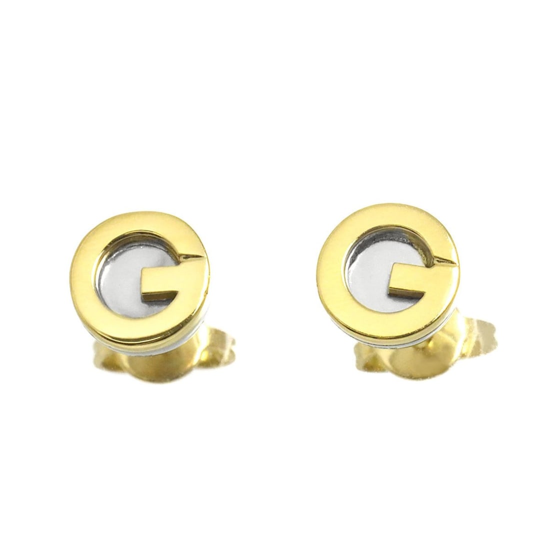 Gucci GUCCI G Earrings 18K YG Stainless Steel Yellow Gold 750 Pierced: --- Catalog ---Category: SizeSize (HxWxD): 6.80mm x 6.80mm / 0.27'' x 0.27''Category: DesignType: Stud earringsGender: WomenMaterial: Stainless steel, Yellow gold (18K)Category: GeneralBrand: Gucci---