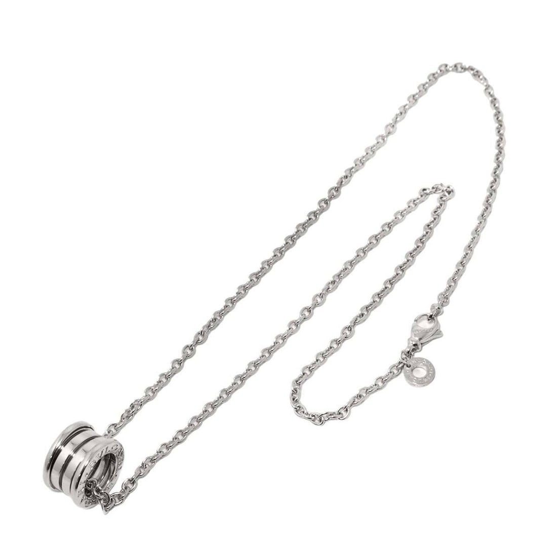 Bulgari BVLGARI Necklace 45cm B-ZERO1 18K WG White Gold 750: --- Catalog ---Category: SizePendant Size: 14.7mm x 9.4mm / 0.57'' x 0.37''Neck Circumference: 45 cm / 17.71''Category: DesignGender: WomenMaterial: White gold (18K)Necklace Type: NecklaceCategory: Ge