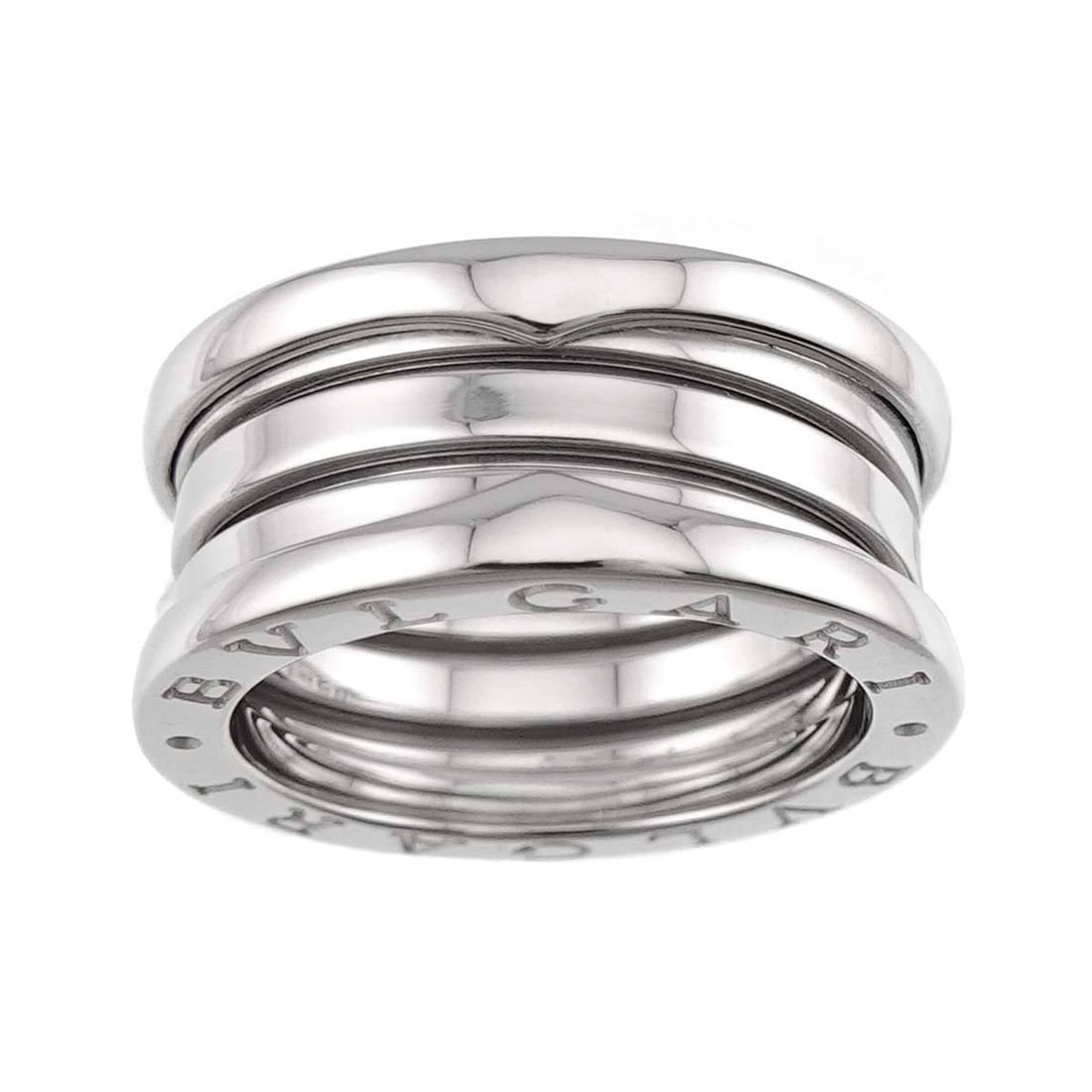 Bulgari BVLGARI B-ZERO1 3-band ring #52 18K WG White Gold 750: --- Catalog ---Category: SizeUS Size: 6.5Brand Size: 52Category: DesignType: Band ringGender: WomenMaterial: White gold (18K)Category: GeneralBrand: Bvlgari--- Item List ---Section: ConditionRanking: 