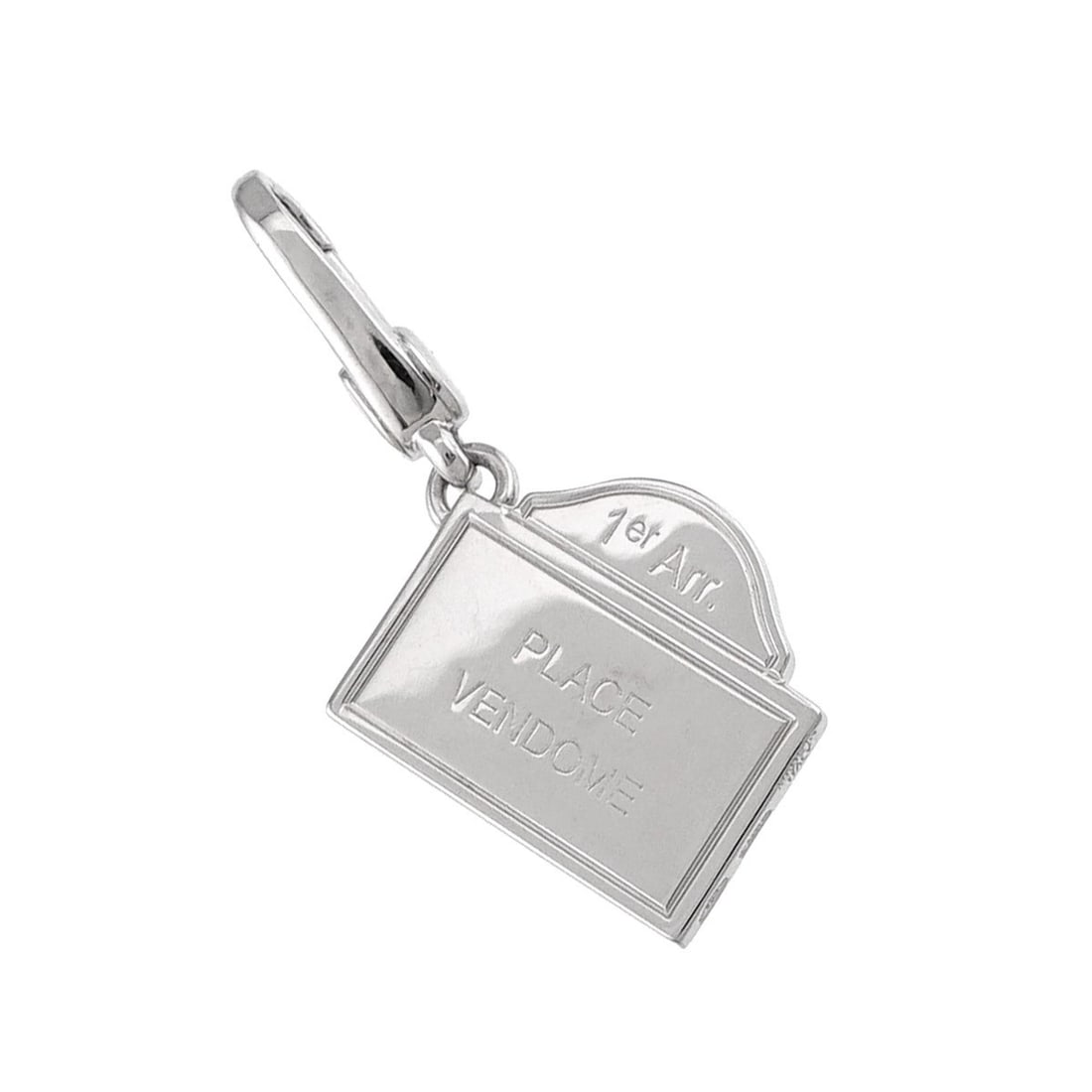 Bulgari BVLGARI Letter Charm 18K WG White Gold 750 Pendant Top: --- Catalog ---Category: SizePendant Size: 31mm x 14mm / 1.22'' x 0.55''Category: DesignGender: WomenMaterial: White gold (18K)Necklace Type: PendantCategory: GeneralBrand: Bvlgari--- Item List ---Sec