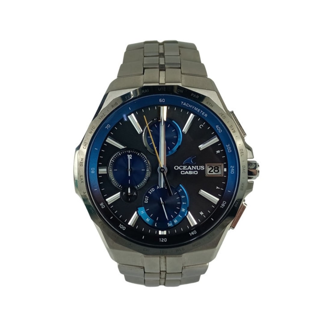CASIO Oceanus Manta OCW-S5000-1AJF Black Dial Titanium Men's Watch: --- Catalog ---Category: SizeWrist Size: 18.5cm / 7.28''Case Diameter: 42.3mm / 1.67''Category: DesignType: WristwatchGender: MenColor (Dial): BlackMaterial (Band): TitaniumMaterial (Case): TitaniumCa