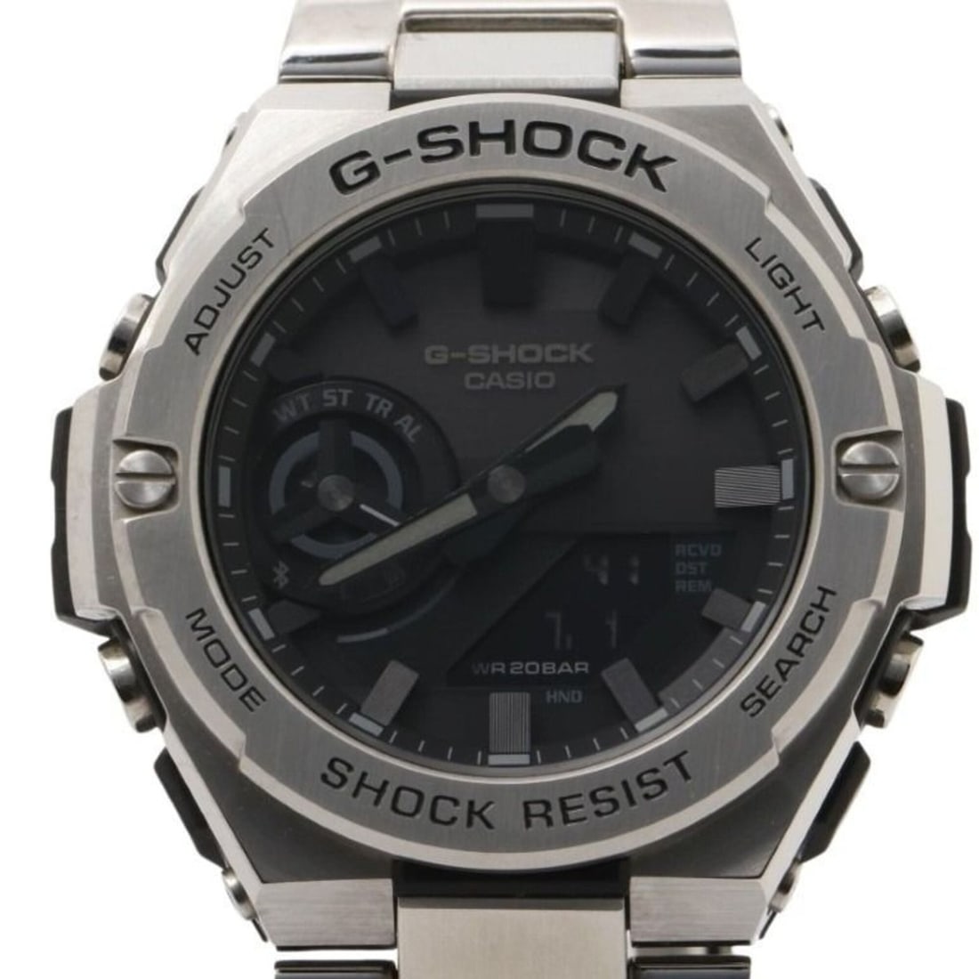 CASIO G-SHOCK G-STEEL GST-B500 Series GST-B500D-1A1JF Black Silver Resin Stainless Steel Men's Watch: --- Catalog ---Category: SizeWrist Size: 18.5cm / 7.28''Case Diameter: 48.9mm / 1.93''Category: DesignType: WristwatchGender: MenColor (Dial): BlackMaterial (Band): Stainless steelMaterial (Case): Sta