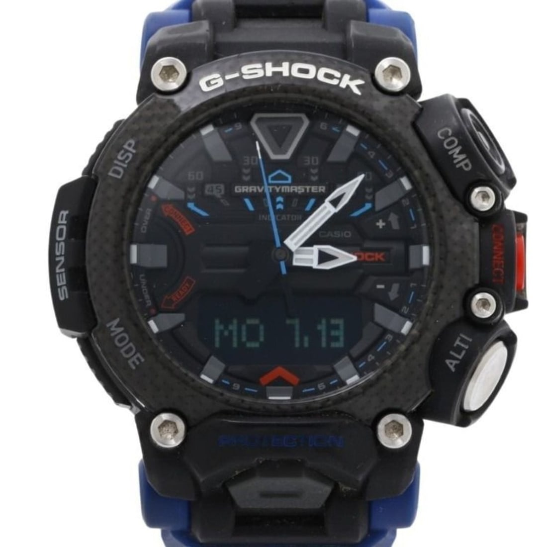 CASIO G-SHOCK MASTER OF G - AIR GRAVITYMASTER GR-B200-1A2JF Black Carbon Resin Men's Watch: --- Catalog ---Category: SizeWrist Size: 22cm / 8.66''Case Diameter: 54.1mm / 2.13''Category: DesignType: WristwatchGender: MenColor (Dial): BlackMaterial (Case): CarbonCategory: GeneralMPN: GR-B200-1