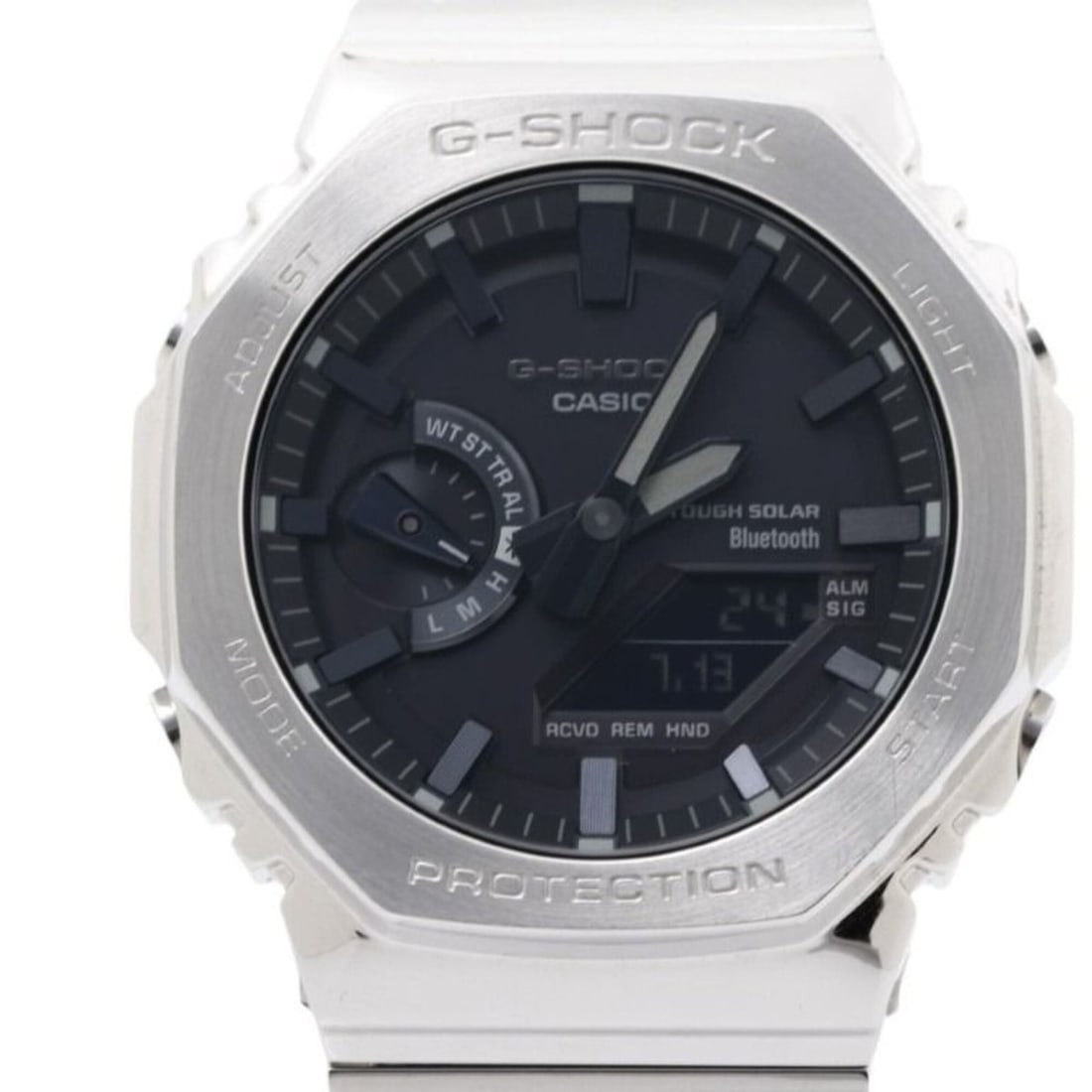 CASIO G-SHOCK FULL METAL 2100 Series GM-B2100SD-1AJF Black Silver Stainless Steel Metal Men's Watch (1 of 15)