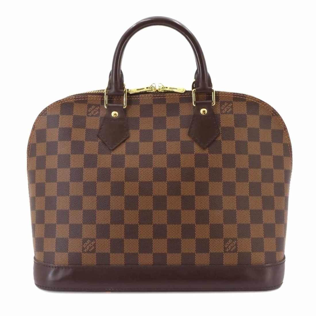 Louis Vuitton Alma PM Damier Handbag, Ebene Brown, Gold Hardware, N51131. (1 of 15)