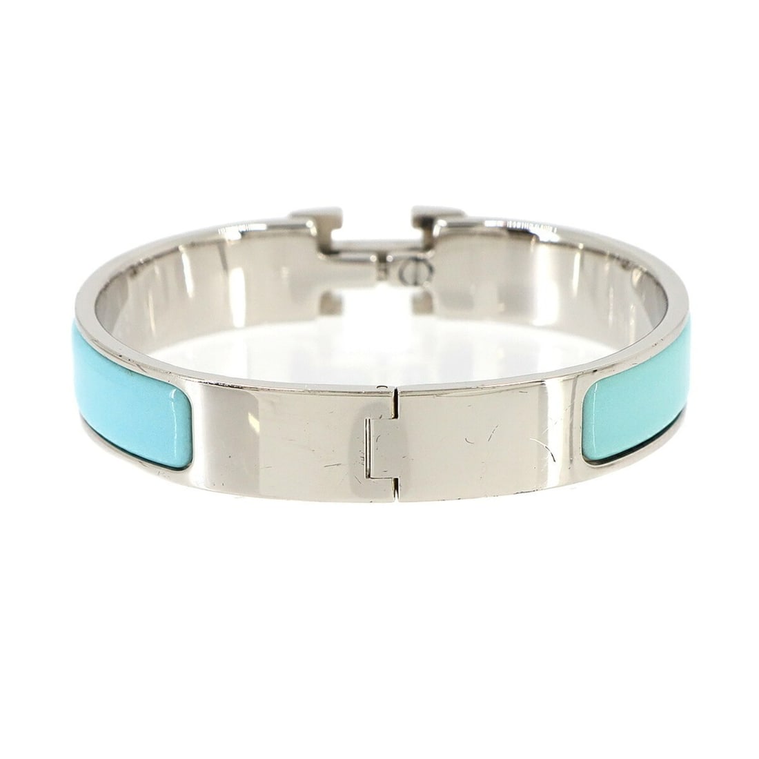 Hermes Clic H PM Bangle, Blue Silver - 3
