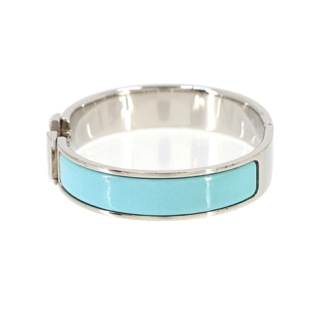 Hermes Clic H PM Bangle, Blue Silver - 4