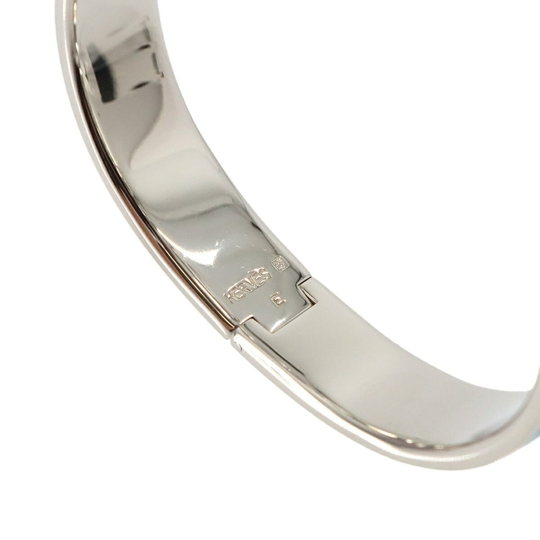 Hermes Clic H PM Bangle, Blue Silver - 6