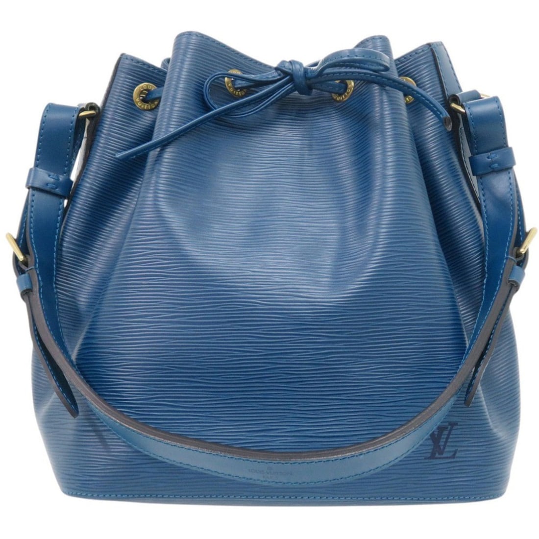 Louis Vuitton Petit Noé Epi M44105 Blue Shoulder Bag LV 0155 LOUIS VUITTON: --- Catalog ---Category: SizeSize (HxWxD): 26.5cm x 25cm x 19cm / 10.43'' x 9.84'' x 7.48''Category: DesignType: Shoulder bagColor: BlueGender: WomenMaterial: Epi leather Category: GeneralMPN: M44105B