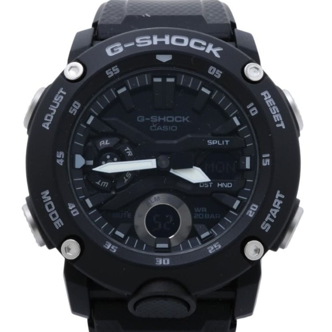 CASIO G-SHOCK ANALOG-DIGITAL GA-2000 SERIES GA-2000S-1AJF Black Resin Men's Watch (1 of 10)