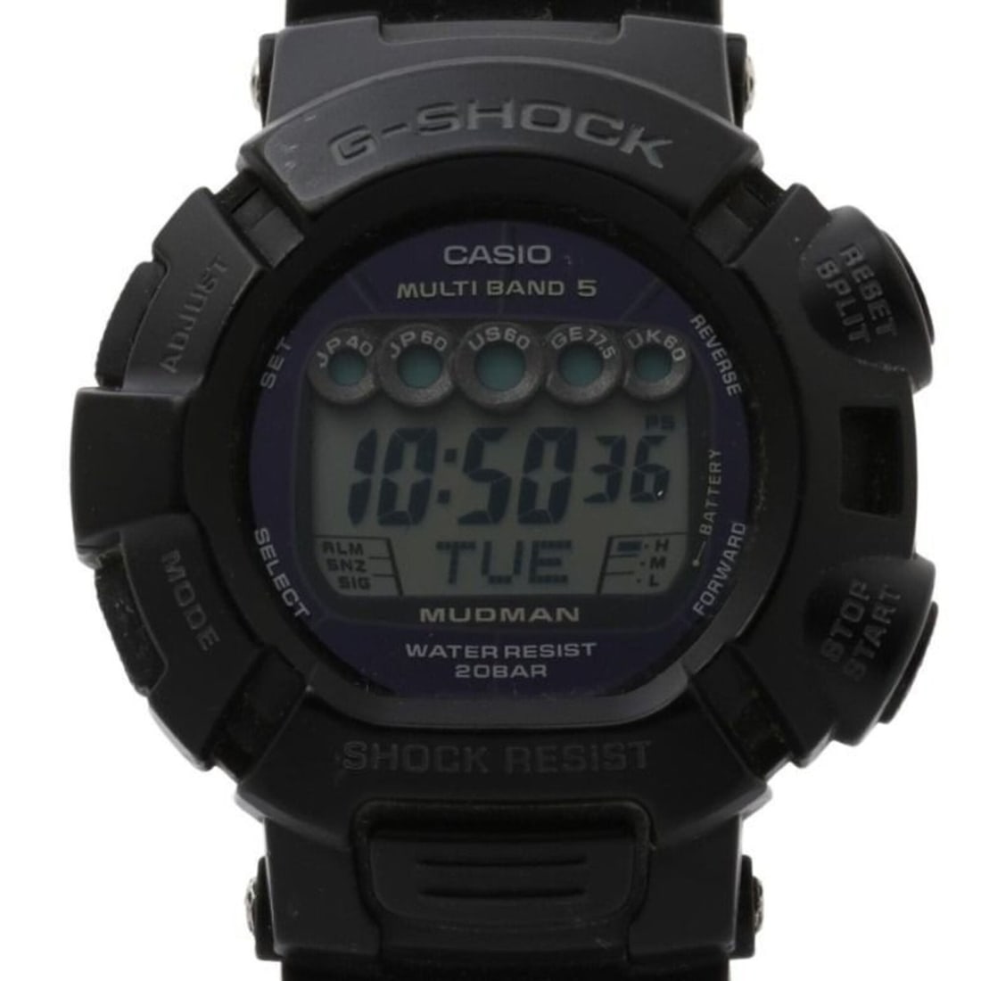 CASIO G-SHOCK Master of G MUDMAN GW-9000-1JF Black Stainless Steel Resin Men's Digital Watch: --- Catalog ---Category: SizeWrist Size: 21cm / 8.26''Case Diameter: 45.9mm / 1.81''Category: DesignType: WristwatchGender: MenColor (Dial): BlackMaterial (Case): Stainless steelCategory: GeneralMPN: 