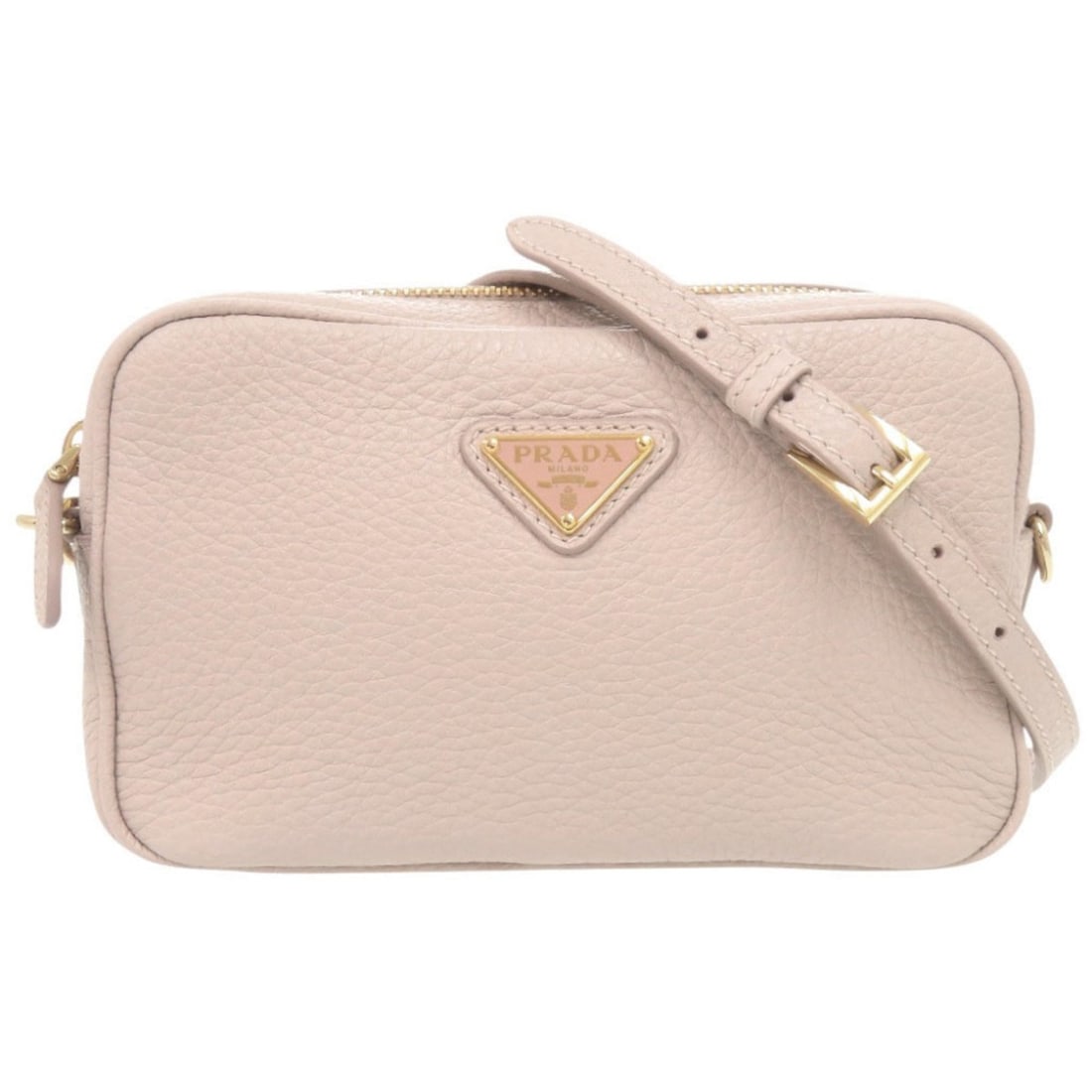 Prada Triangle Logo Mini Bag 1NF060 Leather Pink Beige Shoulder 1697PRADA: --- Catalog ---Category: SizeSize (HxWxD): 10.5cm x 17cm x 6cm / 4.13'' x 6.69'' x 2.36''Category: DesignType: Shoulder bagColor: Pink beigeGender: WomenMaterial: Leather Category: GeneralMPN: 1NF060B