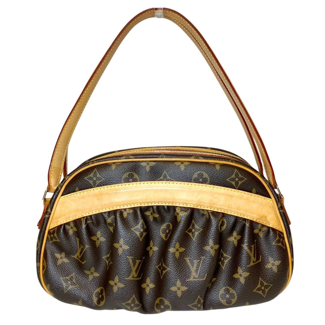 Louis Vuitton Clara Handbag, Monogram Canvas, M40057: --- Catalog ---Category: SizeSize (HxWxD): 17cm x 30cm x 14cm / 6.69'' x 11.81'' x 5.51''Category: DesignType: HandbagColor: Brown, MonogramGender: WomenMaterial: Monogram Category: GeneralMPN: M40057