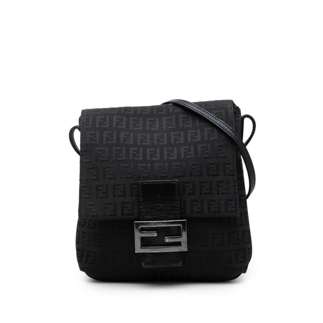 Fendi Zucchino Shoulder Bag 8BT075 Black Canvas Leather Women's FENDI: --- Catalog ---Category: SizeSize (HxWxD): 23cm x 21.5cm x 4cm / 9.05'' x 8.46'' x 1.57''Category: DesignType: Shoulder bagColor: BlackGender: WomenMaterial: Canvas , Leather Category: GeneralMPN: 8BT
