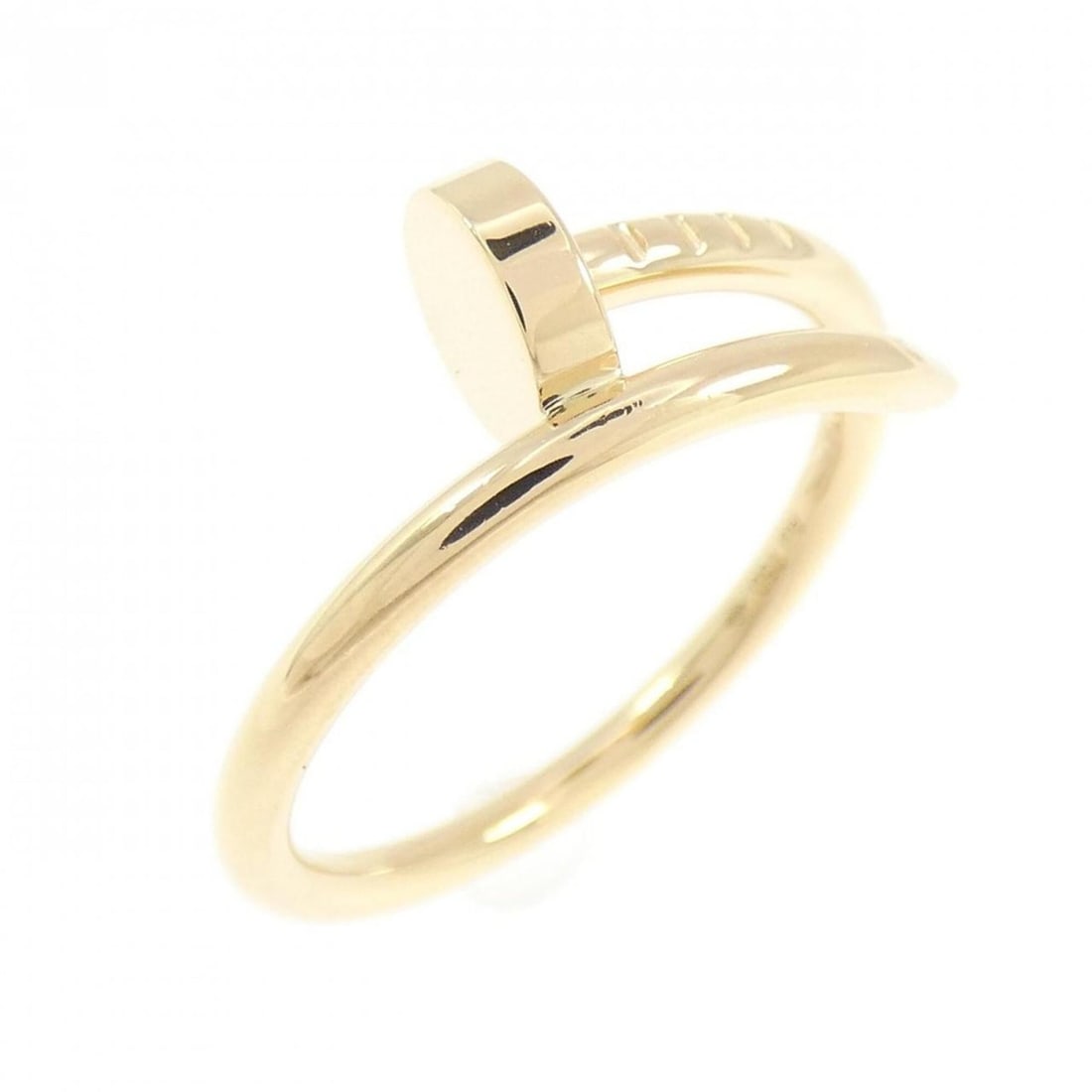 Cartier Juste un Clou Small Ring: --- Catalog ---Category: SizeUS Size: 6Brand Size: 51Category: DesignType: Band ringGender: WomenMaterial: Yellow gold (18K)Category: GeneralBrand: Cartier--- Item List ---Section: ConditionRanking: