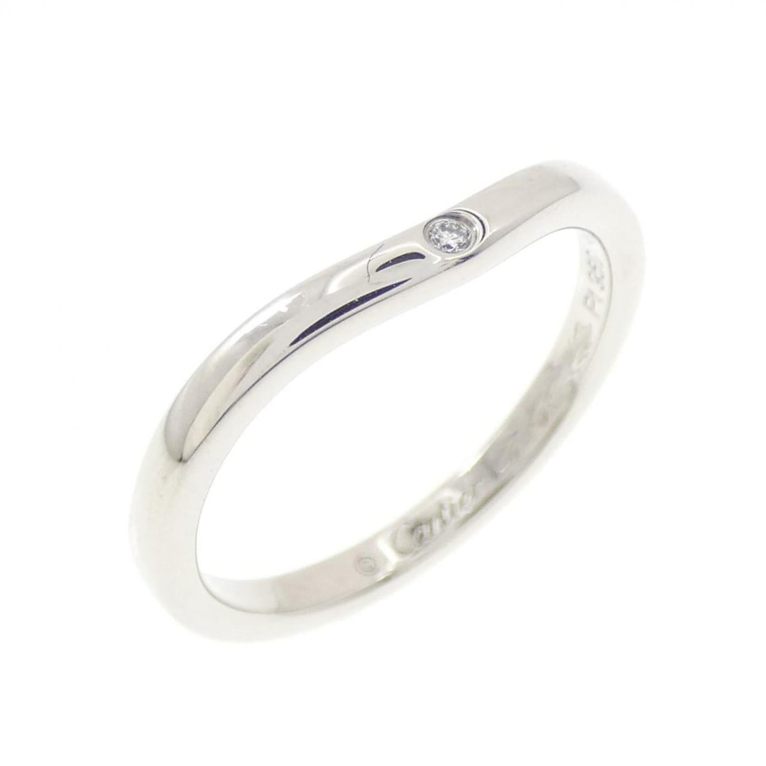 Cartier Ballerina 3P Ring: --- Catalog ---Category: SizeUS Size: 4Brand Size: 47Category: DesignType: Band ringGender: WomenMaterial: Platinum 950Category: GeneralBrand: Cartier--- Item List ---Section: ConditionRanking: Rank