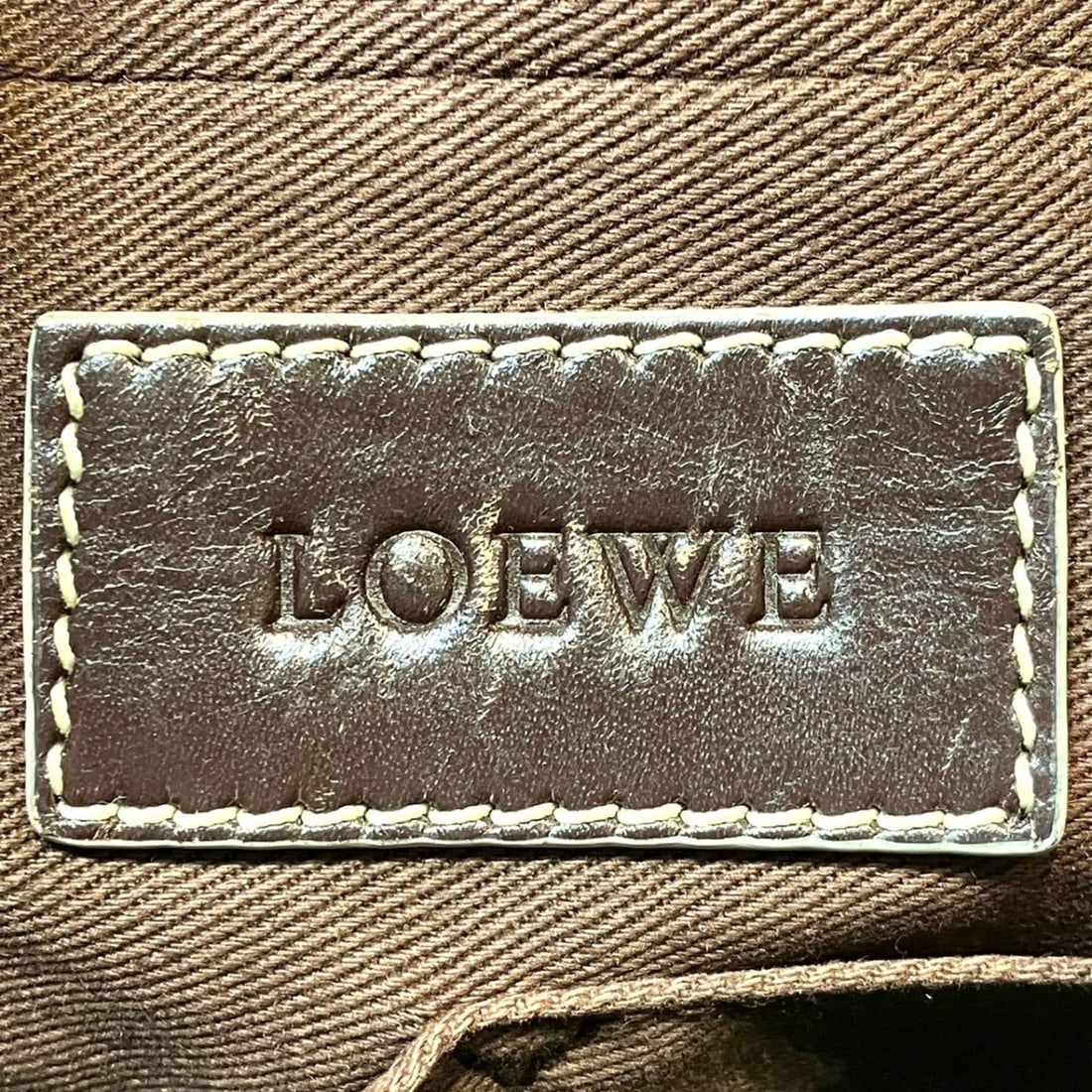 Loewe handbag, Repeat Anagram, leather. - 4