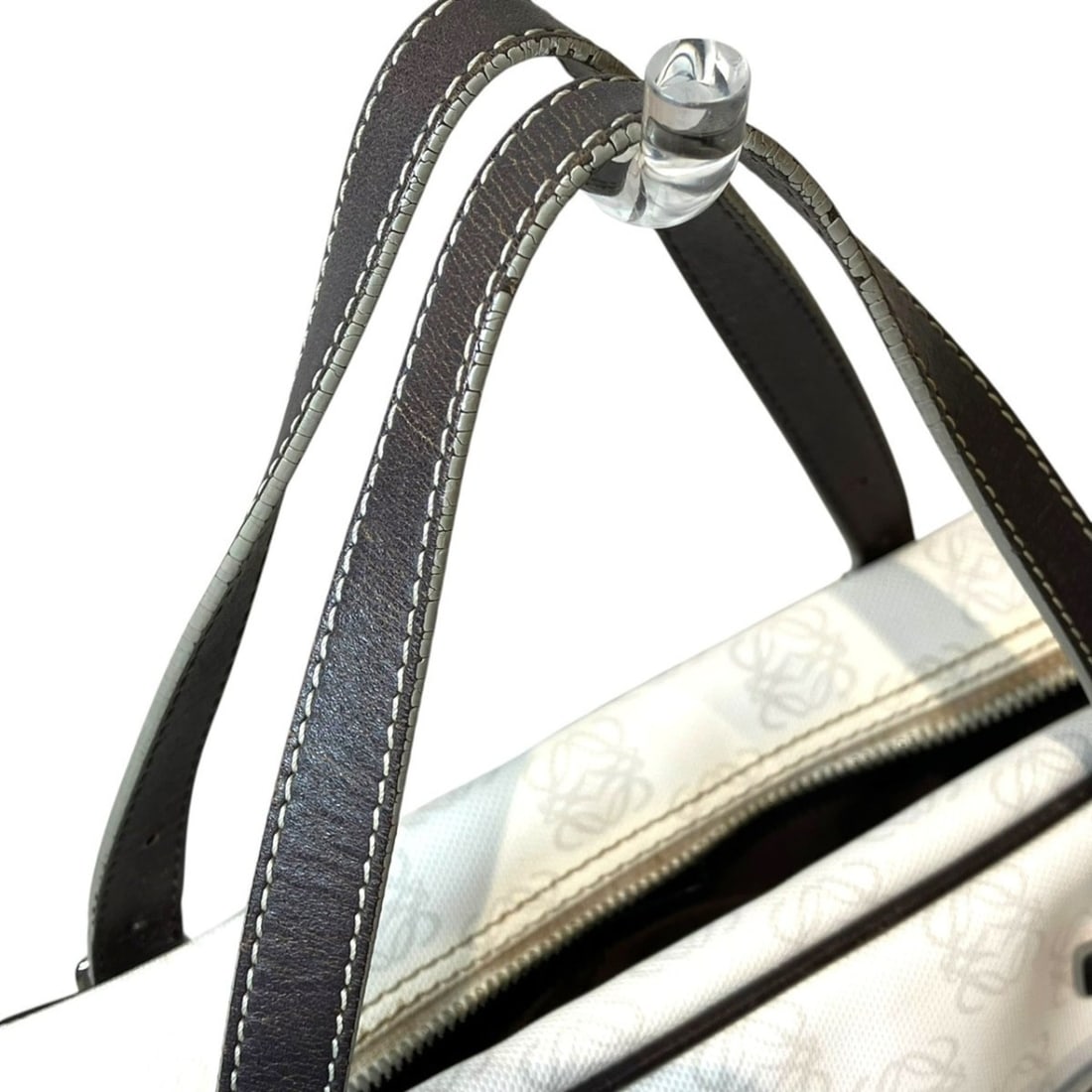 Loewe handbag, Repeat Anagram, leather. - 6