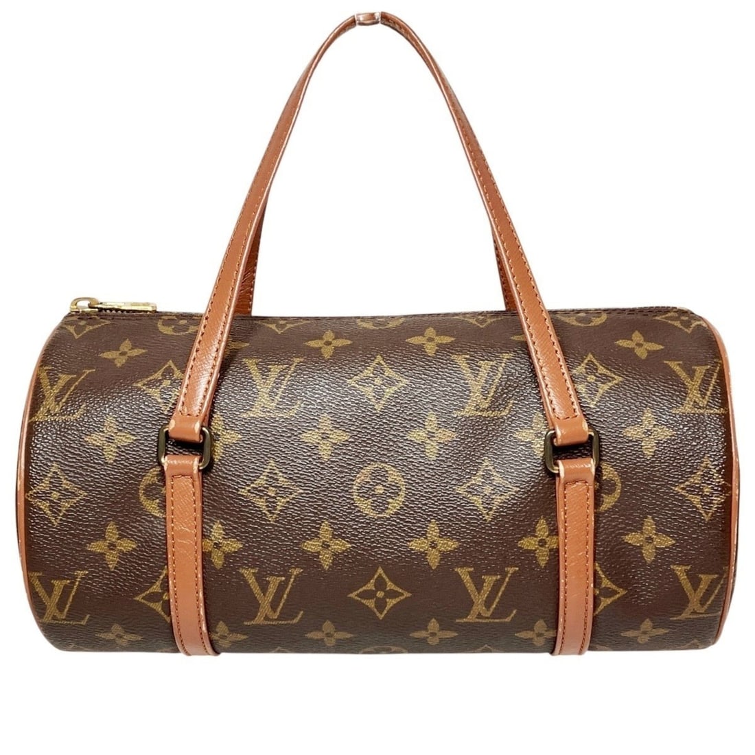 Louis Vuitton Papillon 26 Handbag, Monogram Canvas, M51366: --- Catalog ---Category: SizeSize (HxWxD): 13cm x 26cm x 13cm / 5.11'' x 10.23'' x 5.11''Handle Length: 35cm / 13.77''Category: DesignType: HandbagColor: BrownGender: WomenClosure: ZipperMaterial: Mon