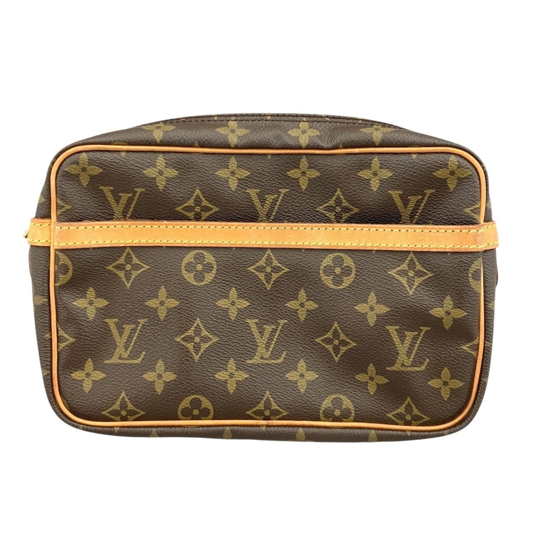 Louis Vuitton Compiegne 23 Clutch Bag, Monogram Canvas, M51847: --- Catalog ---Category: SizeSize (HxWxD): 15cm x 23cm x 6cm / 5.9'' x 9.05'' x 2.36''Category: DesignType: Clutch bagColor: BrownGender: WomenClosure: ZipperMaterial: Monogram Category: GeneralLine: 