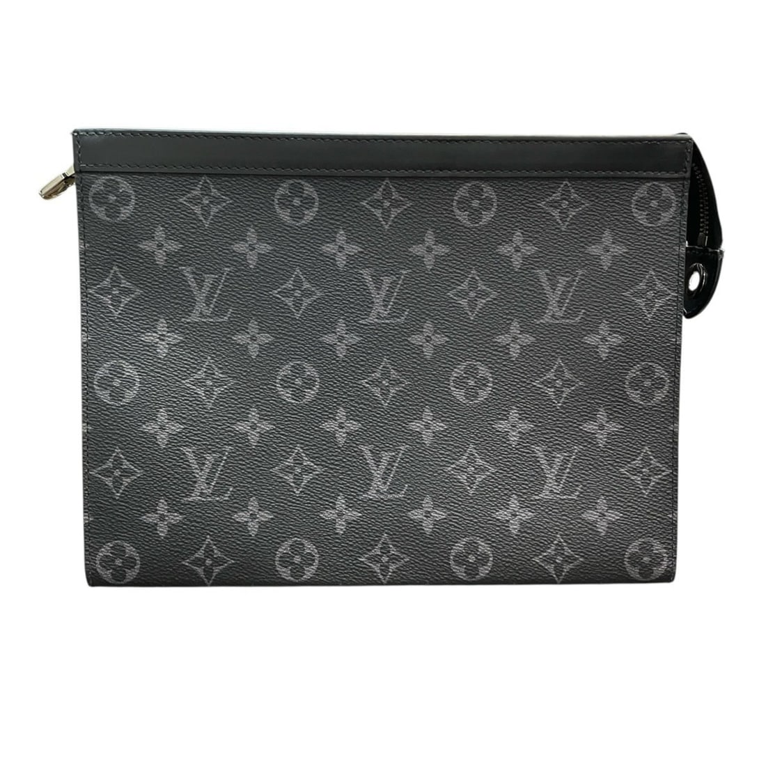 Louis Vuitton Pochette Voyage MM Second Bag, Monogram Eclipse, Canvas, M61692: --- Catalog ---Category: SizeSize (HxWxD): 20cm x 26cm x 5.5cm / 7.87'' x 10.23'' x 2.16''Category: DesignType: Clutch bag, PouchColor: Black, Monogram EclipseGender: Women,MenMaterial: Monogram