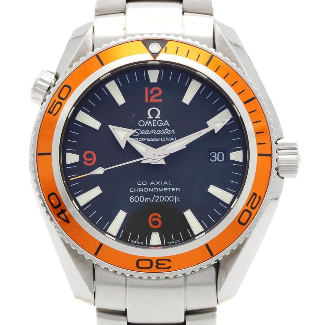 Omega Seamaster Planet Ocean 2209.50 SS Automatic Watch: --- Catalog ---Category: SizeWrist Size: 21cm / 8.26''Case Diameter: 42mm / 1.65''Category: DesignType: WristwatchGender: MenColor (Dial): BlackMaterial (Band): Stainless steelMaterial (Case):