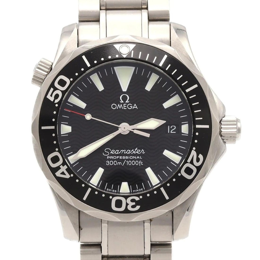Omega Seamaster Professional 2262.50 Stainless Steel Quartz Watch: --- Catalog ---Category: SizeWrist Size: 16.5cm / 6.49''Case Diameter: 36mm / 1.42''Category: DesignType: WristwatchGender: Men,WomenColor (Dial): BlackMaterial (Band): Stainless steelMaterial