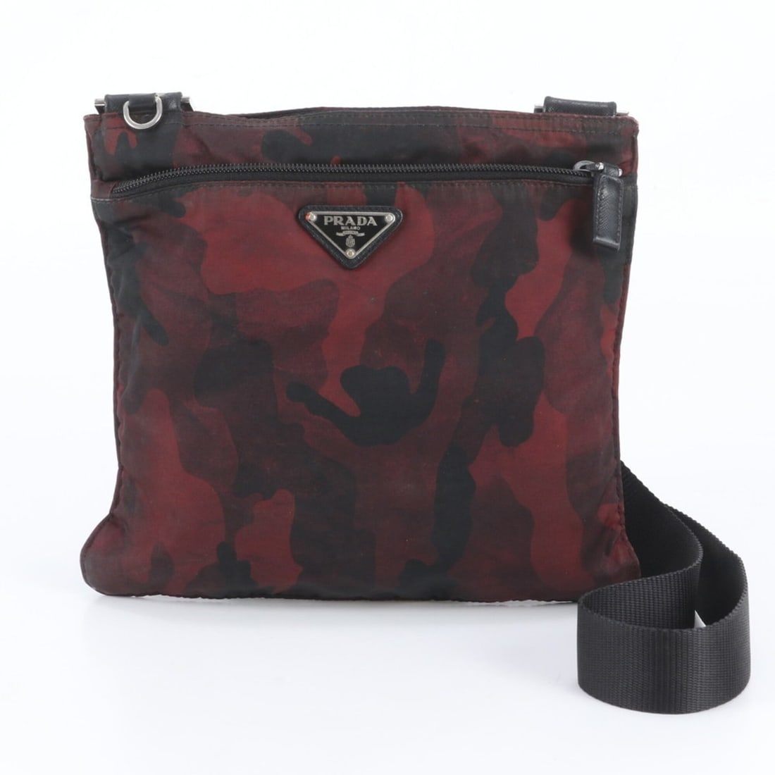 Prada Tessuto Nylon Camouflage Pattern Shoulder Bag Messenger for Men (1 of 13)