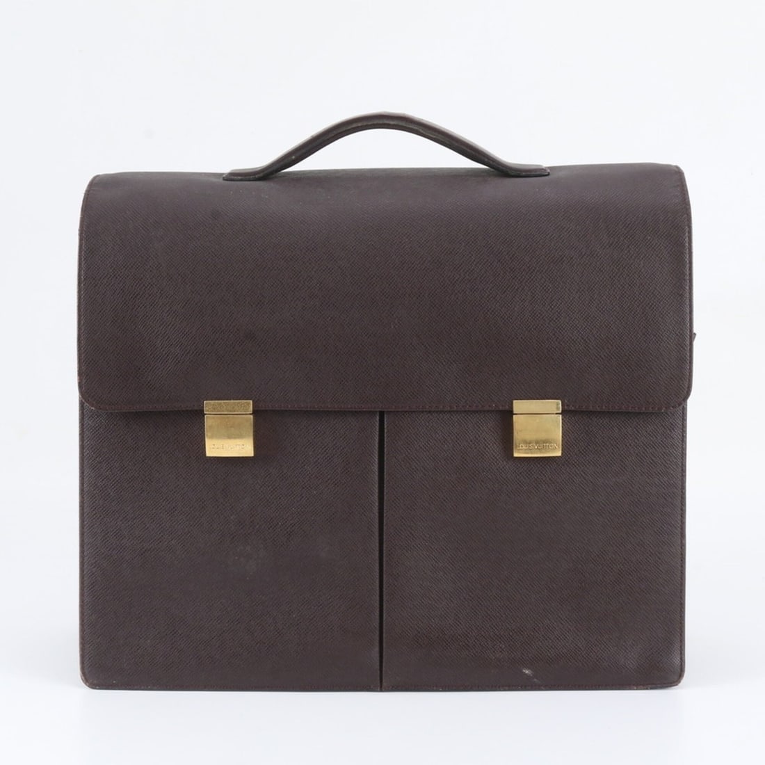 Louis Vuitton Taiga Kazan M30806 Leather Business Bag Briefcase Tote for Men: --- Catalog ---Category: SizeSize (HxWxD): 35cm x 41cm x 12cm / 13.77'' x 16.14'' x 4.72''Category: DesignType: Briefcase, Tote bagColor: AcajouGender: MenMaterial: Leather Category: GeneralMPN: M3080