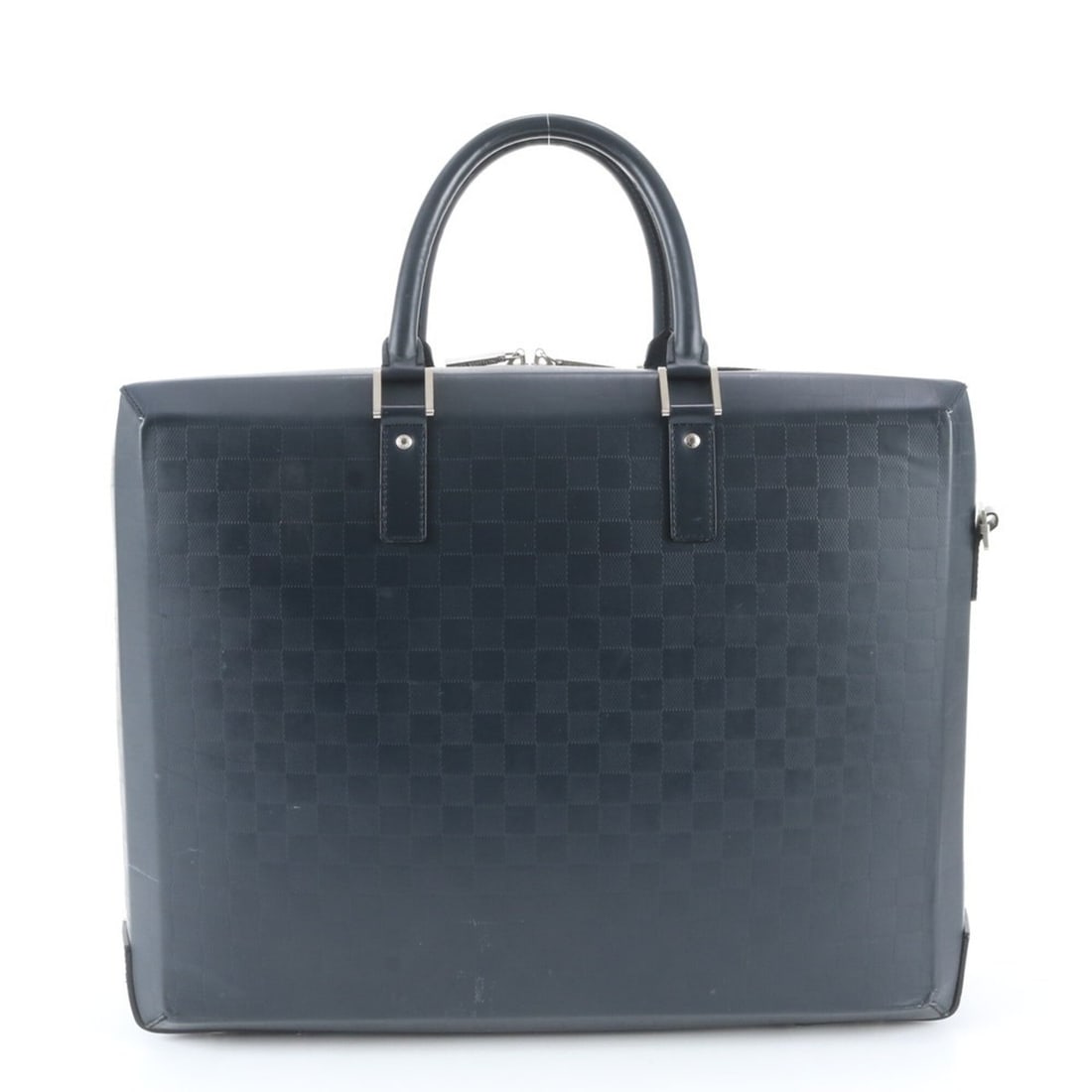 Louis Vuitton Damier Glacé Ricky Leather Boston Bag Tote Carry for Men (1 of 13)