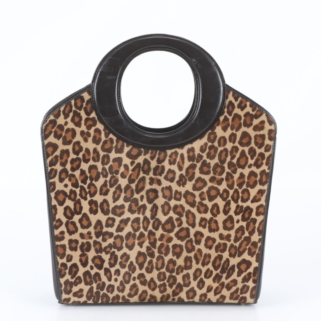 Christian Dior Calf Hair Leopard Print Handbag Tote Bag for Women: --- Catalog ---Category: SizeSize (HxWxD): 28cm x 26cm x 8cm / 11.02'' x 10.23'' x 3.14''Category: DesignType: Handbag, Tote bagColor: BrownGender: WomenMaterial: Leather Leather/Fur Type: HarakoCateg