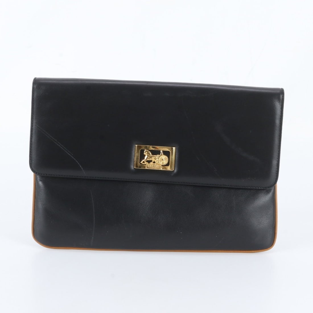 Celine leather clutch bag/pouch with carriage hardware, black, for men.: --- Catalog ---Category: SizeSize (HxWxD): 20cm x 28cm x 1cm / 7.87'' x 11.02'' x 0.39''Category: DesignType: Clutch bag, PouchColor: BlackGender: MenMaterial: Leather Category: GeneralBrand: CelineCo